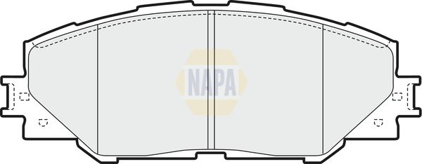 Napa NBP1048 Brake Pad Set, disc brake - 1