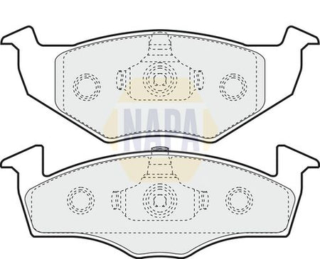 Napa NBP1050 Brake Pad Set, disc brake - 1