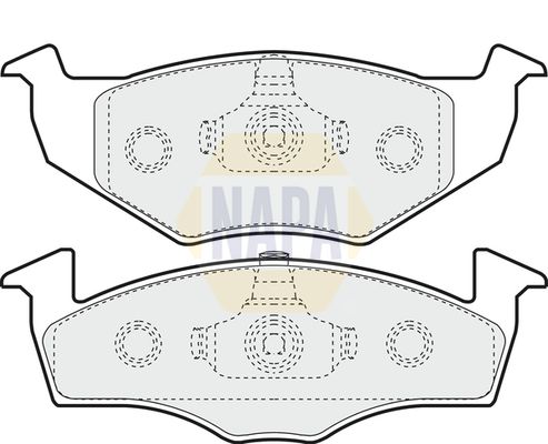 Napa NBP1050 Brake Pad Set, disc brake - 1