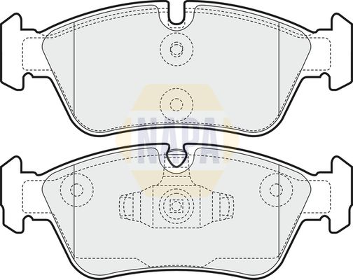 Napa NBP1055 Brake Pad Set, disc brake - 1