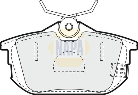 Napa NBP1056 Brake Pad Set, disc brake - 1