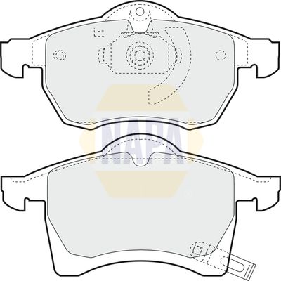 Napa NBP1059 Brake Pad Set, disc brake - 1