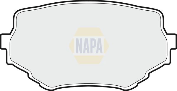 Napa NBP1063 Brake Pad Set, disc brake - 1