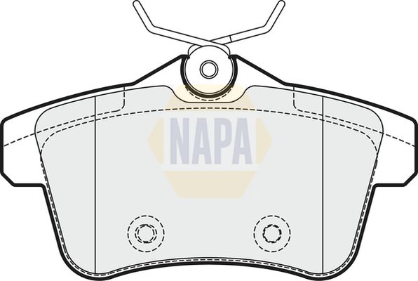 Napa NBP1065 Brake Pad Set, disc brake - 1