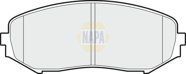 Napa NBP1066 Brake Pad Set, disc brake - 1