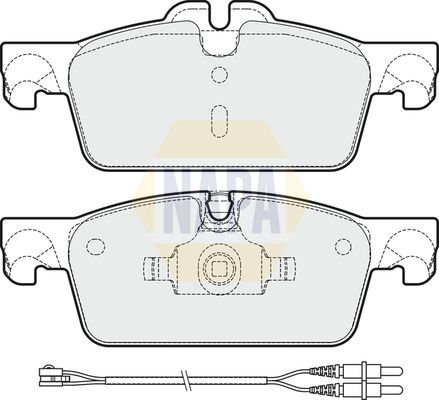 Napa NBP1069 Brake Pad Set, disc brake - 1
