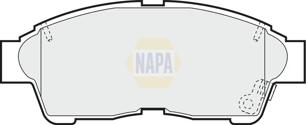 Napa NBP1076 Brake Pad Set, disc brake - 1