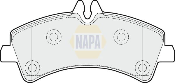 Napa NBP1077 Brake Pad Set, disc brake - 1