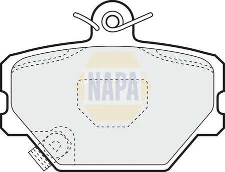 Napa NBP1083 Brake Pad Set, disc brake - 1