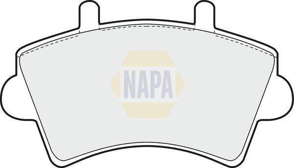 Napa NBP1093 Brake Pad Set, disc brake - 1