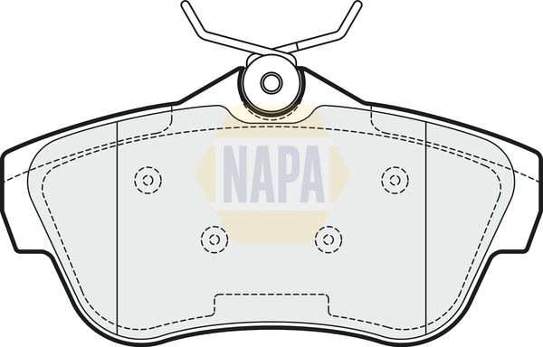 Napa NBP1094 Brake Pad Set, disc brake - 1