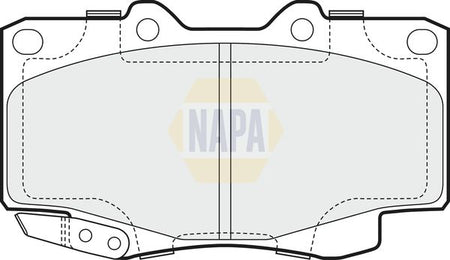 Napa NBP1096 Brake Pad Set, disc brake - 1