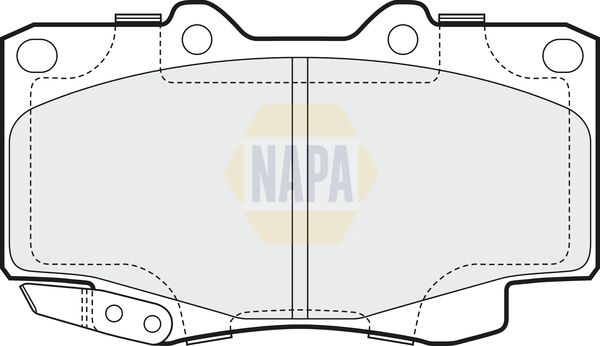 Napa NBP1096 Brake Pad Set, disc brake - 1