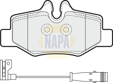 Napa NBP1097 Brake Pad Set, disc brake - 1