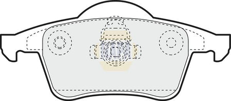 Napa NBP1098 Brake Pad Set, disc brake - 1