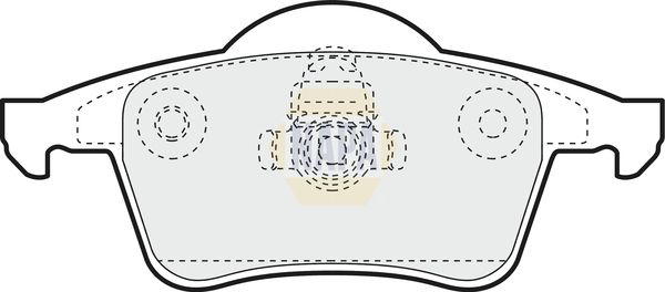 Napa NBP1098 Brake Pad Set, disc brake - 1