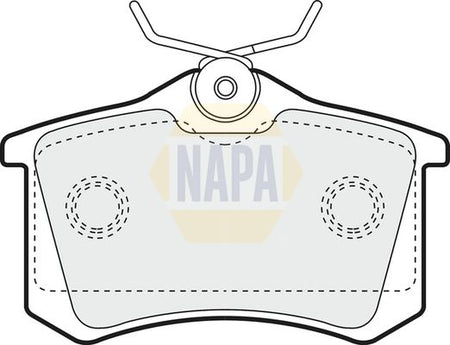 Napa NBP1100 Brake Pad Set, disc brake - 1