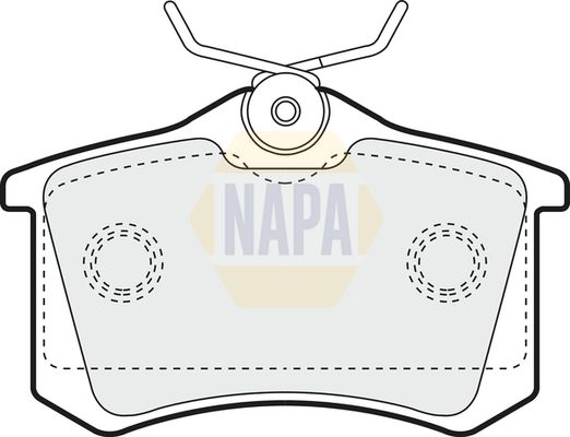 Napa NBP1100 Brake Pad Set, disc brake - 1