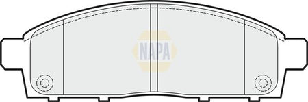 Napa NBP1104 Brake Pad Set, disc brake - 1