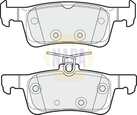Napa NBP1109 Brake Pad Set, disc brake - 1
