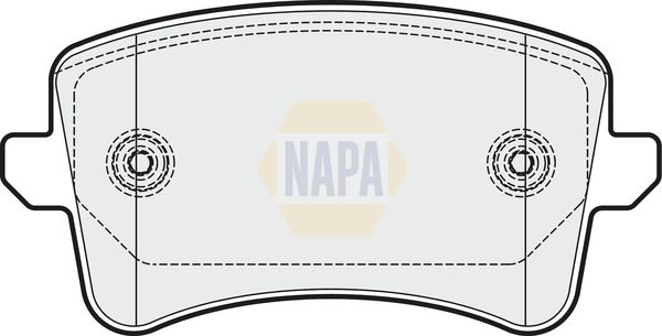 Napa NBP1115 Brake Pad Set, disc brake - 1