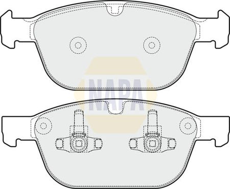 Napa NBP1117 Brake Pad Set, disc brake - 1