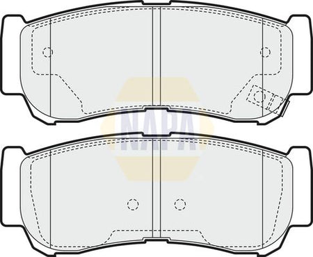 Napa NBP1119 Brake Pad Set, disc brake - 1