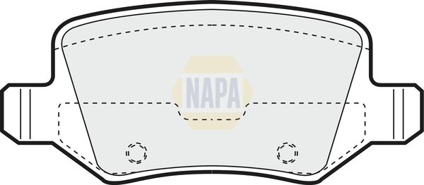 Napa NBP1120 Brake Pad Set, disc brake - 1