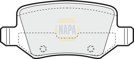 Napa NBP1120 Brake Pad Set, disc brake - 1