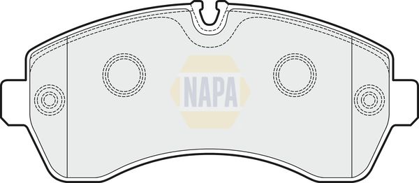 Napa NBP1127 Brake Pad Set, disc brake - 1