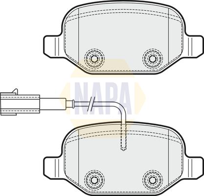 Napa NBP1133 Brake Pad Set, disc brake - 1