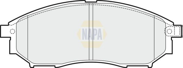 Napa NBP1136 Brake Pad Set, disc brake - 1