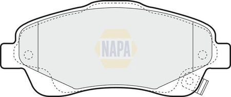 Napa NBP1150 Brake Pad Set, disc brake - 1