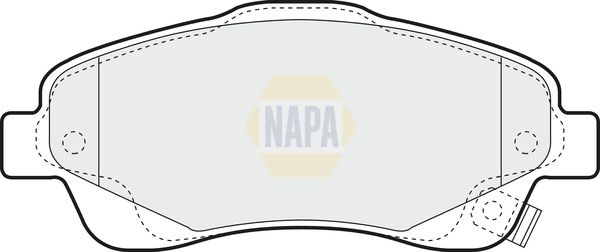 Napa NBP1150 Brake Pad Set, disc brake - 1