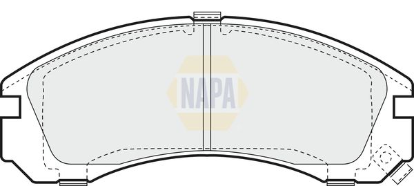 Napa NBP1154 Brake Pad Set, disc brake - 1