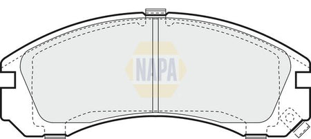 Napa NBP1154 Brake Pad Set, disc brake - 1
