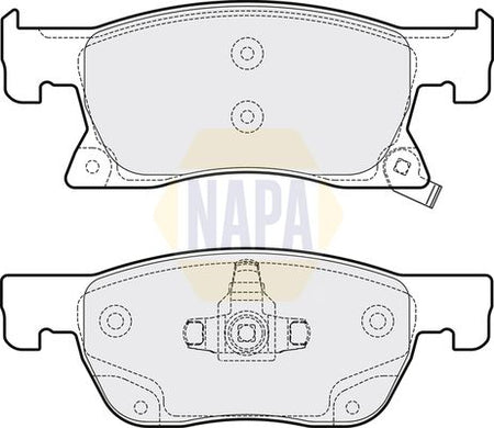 Napa NBP1158 Brake Pad Set, disc brake - 1