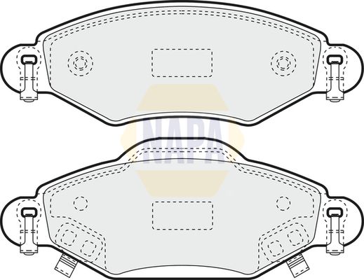 Napa NBP1159 Brake Pad Set, disc brake - 1
