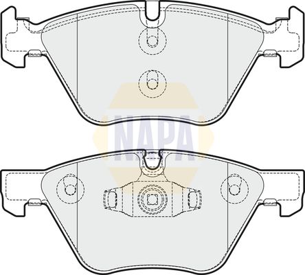 Napa NBP1160 Brake Pad Set, disc brake - 1