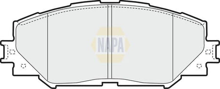 Napa NBP1166 Brake Pad Set, disc brake - 1