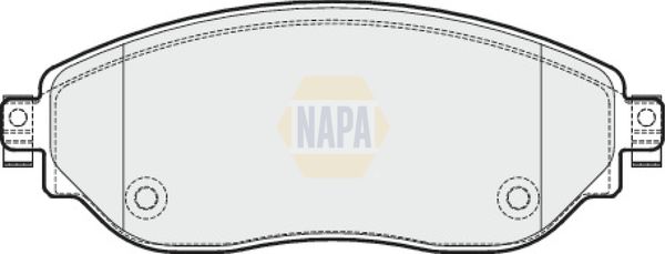 Napa NBP1174 Brake Pad Set, disc brake - 1