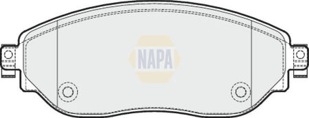 Napa NBP1174 Brake Pad Set, disc brake - 1