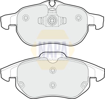 Napa NBP1175 Brake Pad Set, disc brake - 1