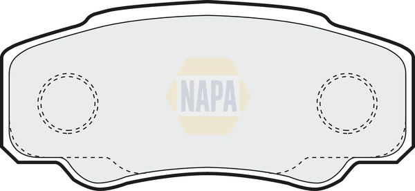 Napa NBP1178 Brake Pad Set, disc brake - 1