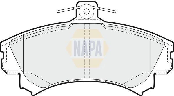 Napa NBP1179 Brake Pad Set, disc brake - 1