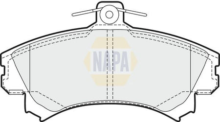 Napa NBP1179 Brake Pad Set, disc brake - 1