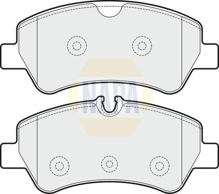 Napa NBP1182 Brake Pad Set, disc brake - 1