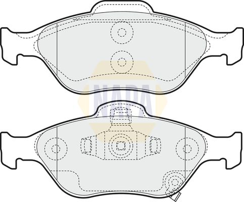 Napa NBP1184 Brake Pad Set, disc brake - 1