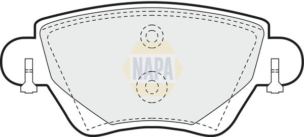 Napa NBP1185 Brake Pad Set, disc brake - 1