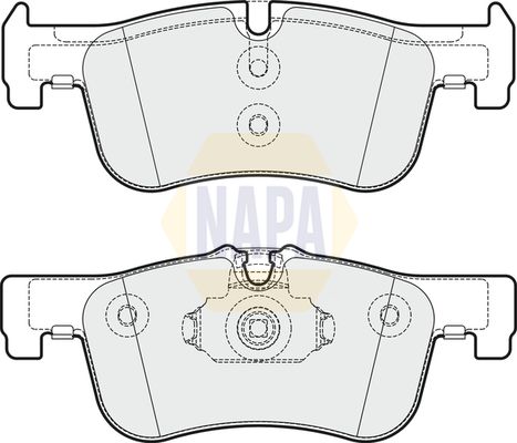 Napa NBP1187 Brake Pad Set, disc brake - 1